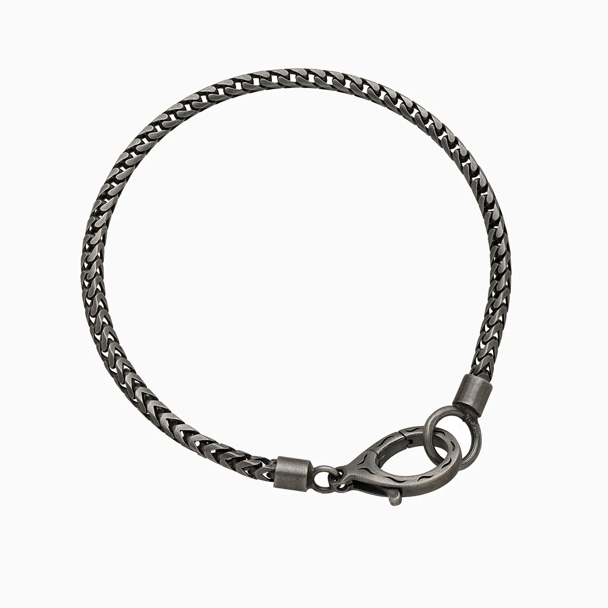 ULYSSES Mesh Bracelet with Oxidized Silver sold by Marco Dal Maso