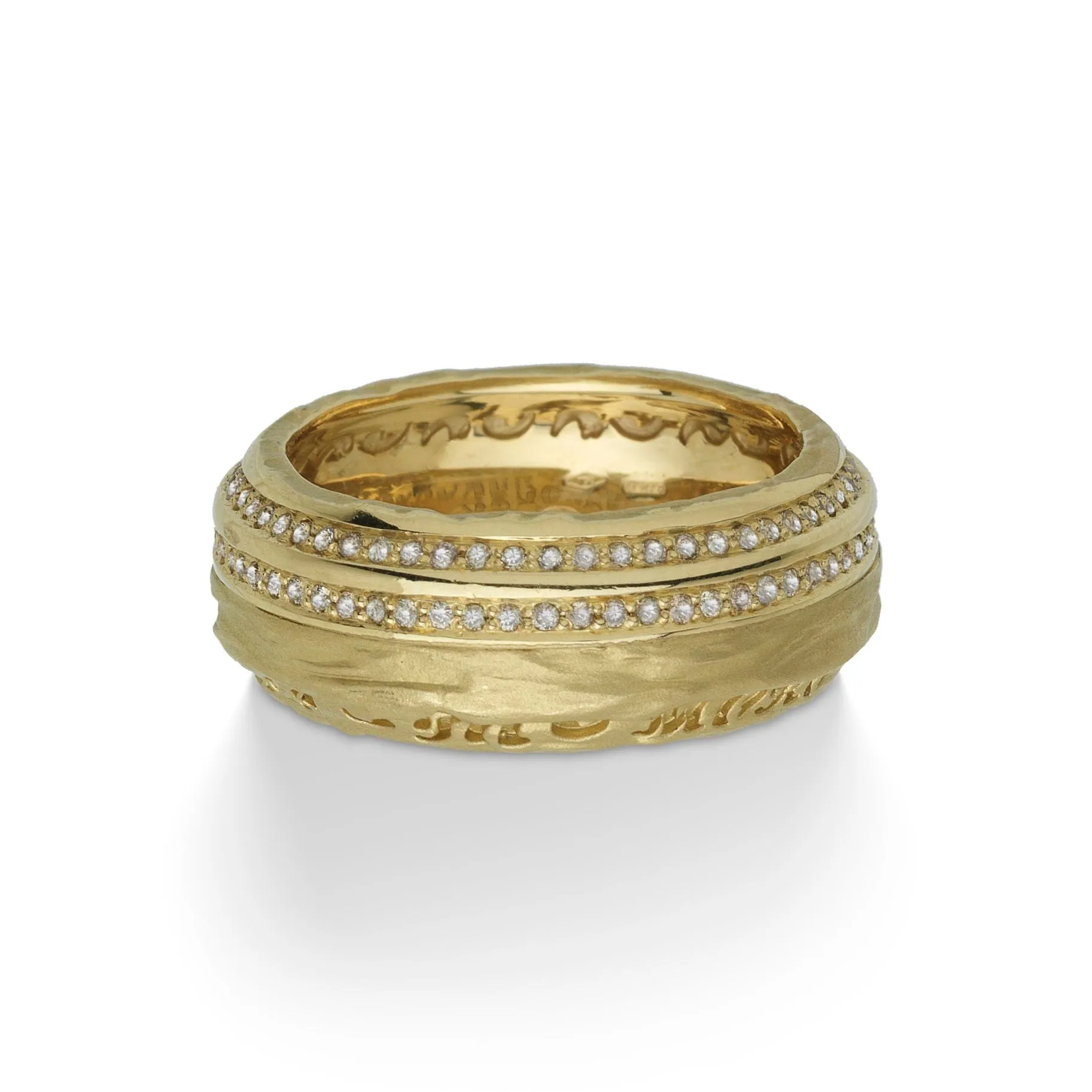 The Other Half Ring with Champagne Diamonds with 18kt Yellow Gold sold by Marco Dal Maso product image thumbnail 2
