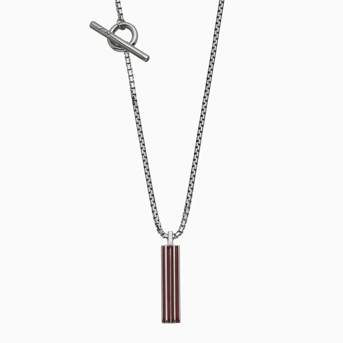 ACIES Polished Silver Pendant with Red Enamel sold by Marco Dal Maso product image thumbnail 3