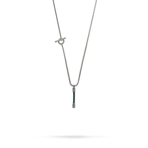 LASH Green Leather Short Pendant sold by Marco Dal Maso product image thumbnail 2