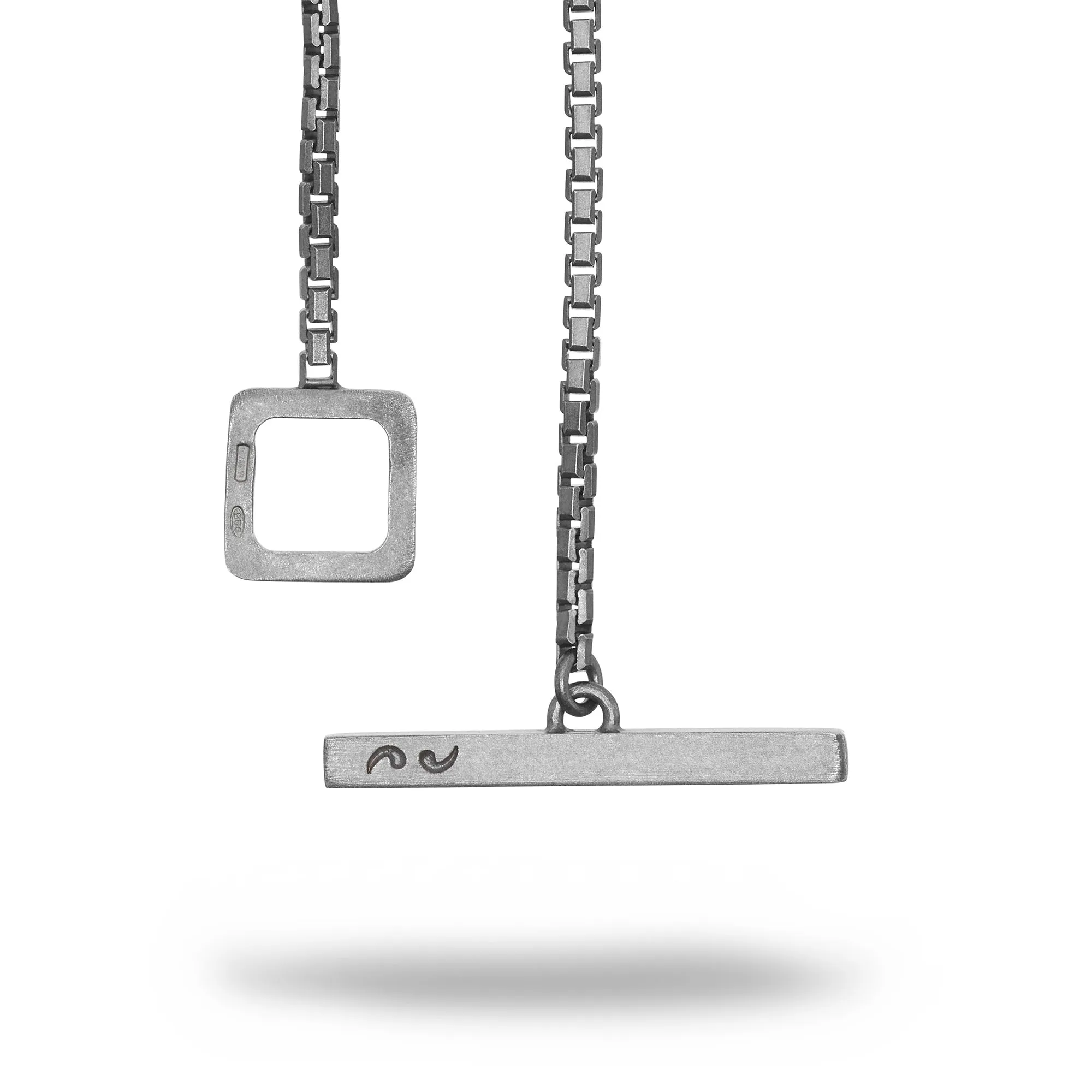 ELAN Oxidized Silver Tag with Yellow Enamel sold by Marco Dal Maso product image thumbnail 4