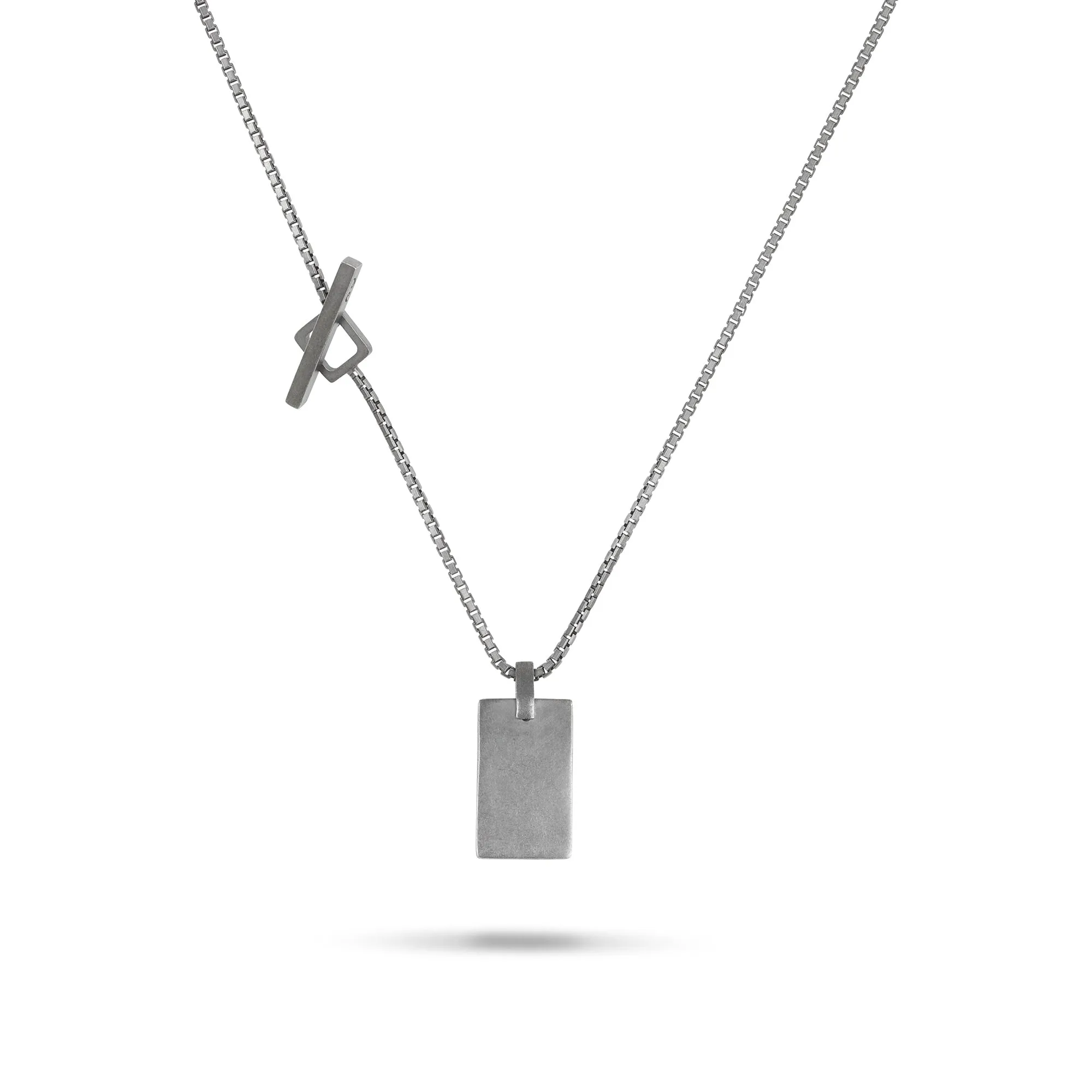 ELAN Oxidized Silver Tag with Yellow Enamel sold by Marco Dal Maso product image thumbnail 5