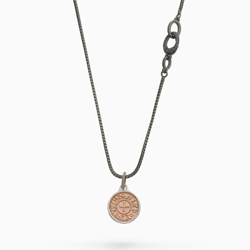 MONETA 18K Rose Vermeil & Polished Pendant sold by Marco Dal Maso