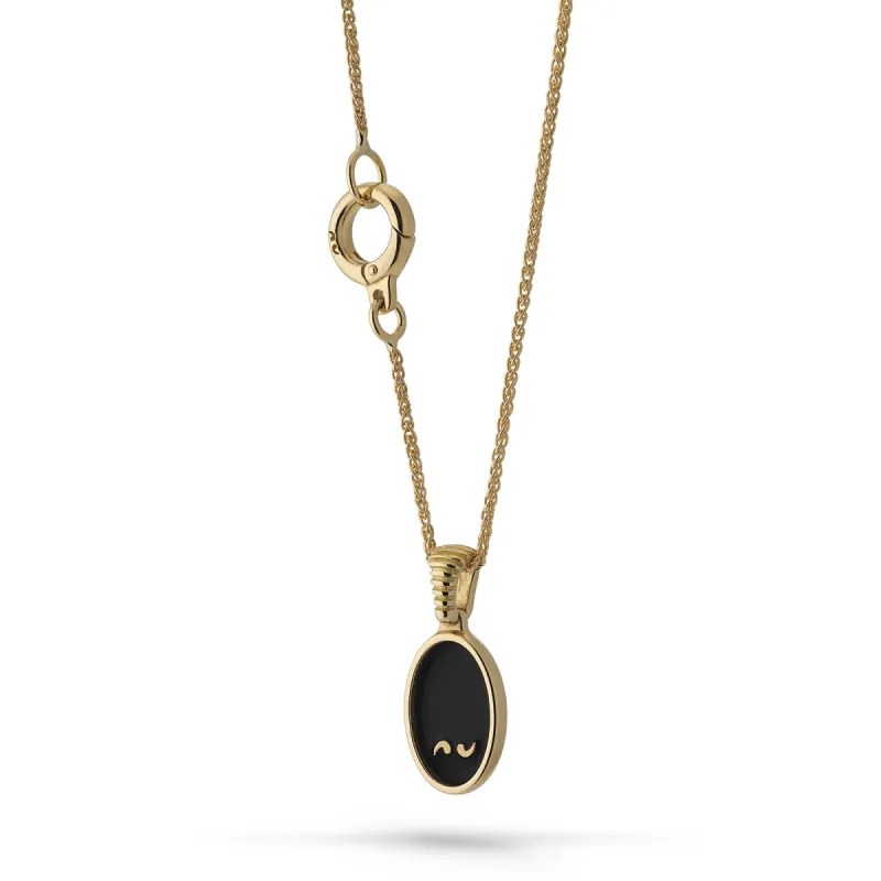 FRAME Black Enameled 18k Pendant sold by Marco Dal Maso
