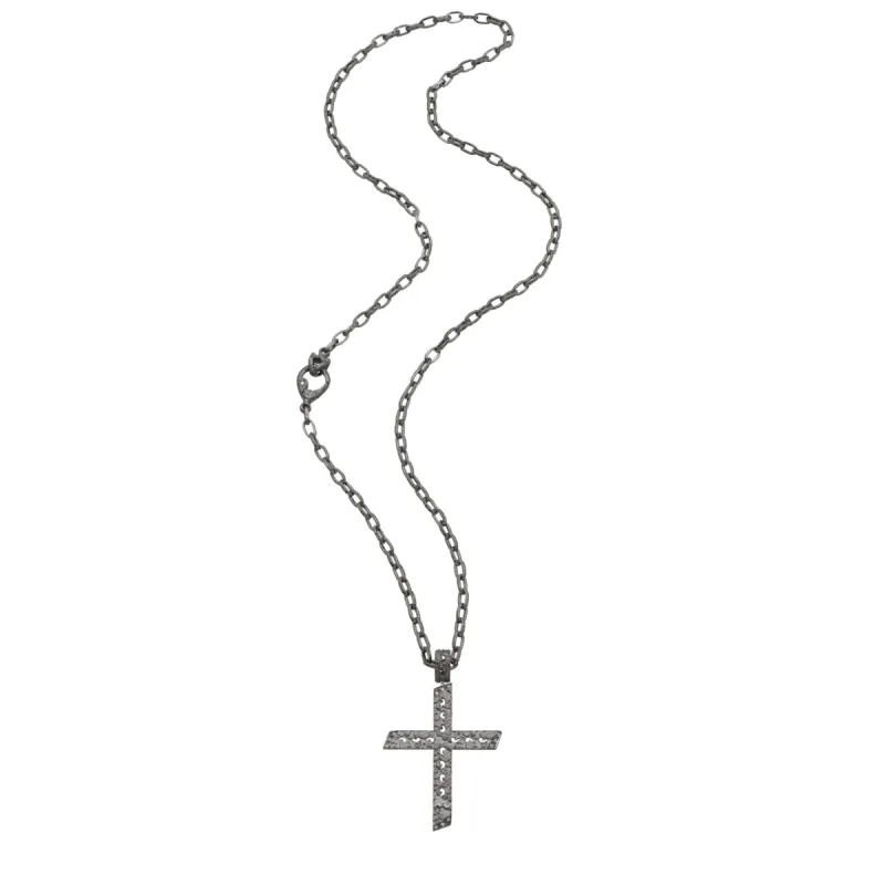 The Cross 18kt Textured Gold Pendant sold by Marco Dal Maso