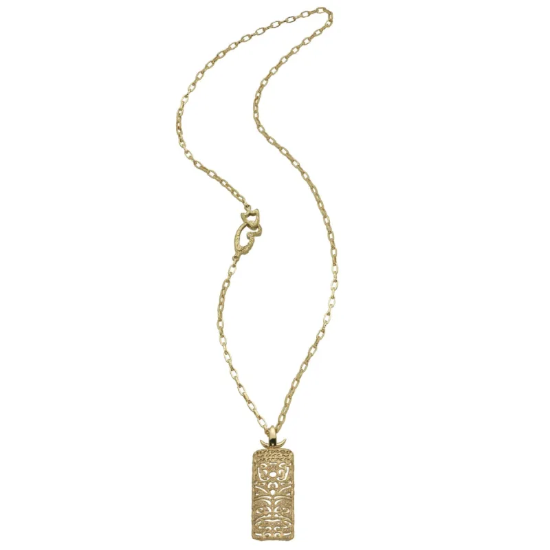 Warrior Mask Pendant with Champagne Diamonds sold by Marco Dal Maso