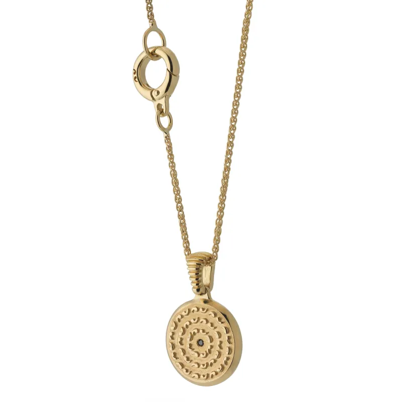 ICON Pendant with Single Black Diamond sold by Marco Dal Maso