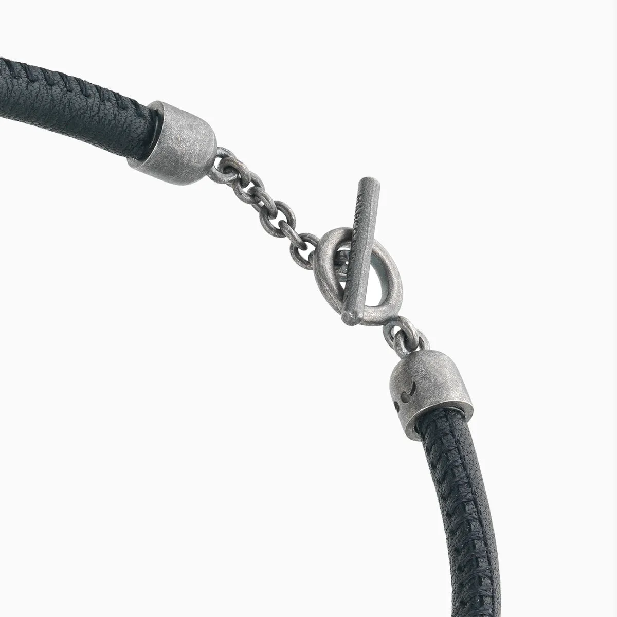ACIES Roller Bracelet with Black Enamel and Leather sold by Marco Dal Maso product image thumbnail 4