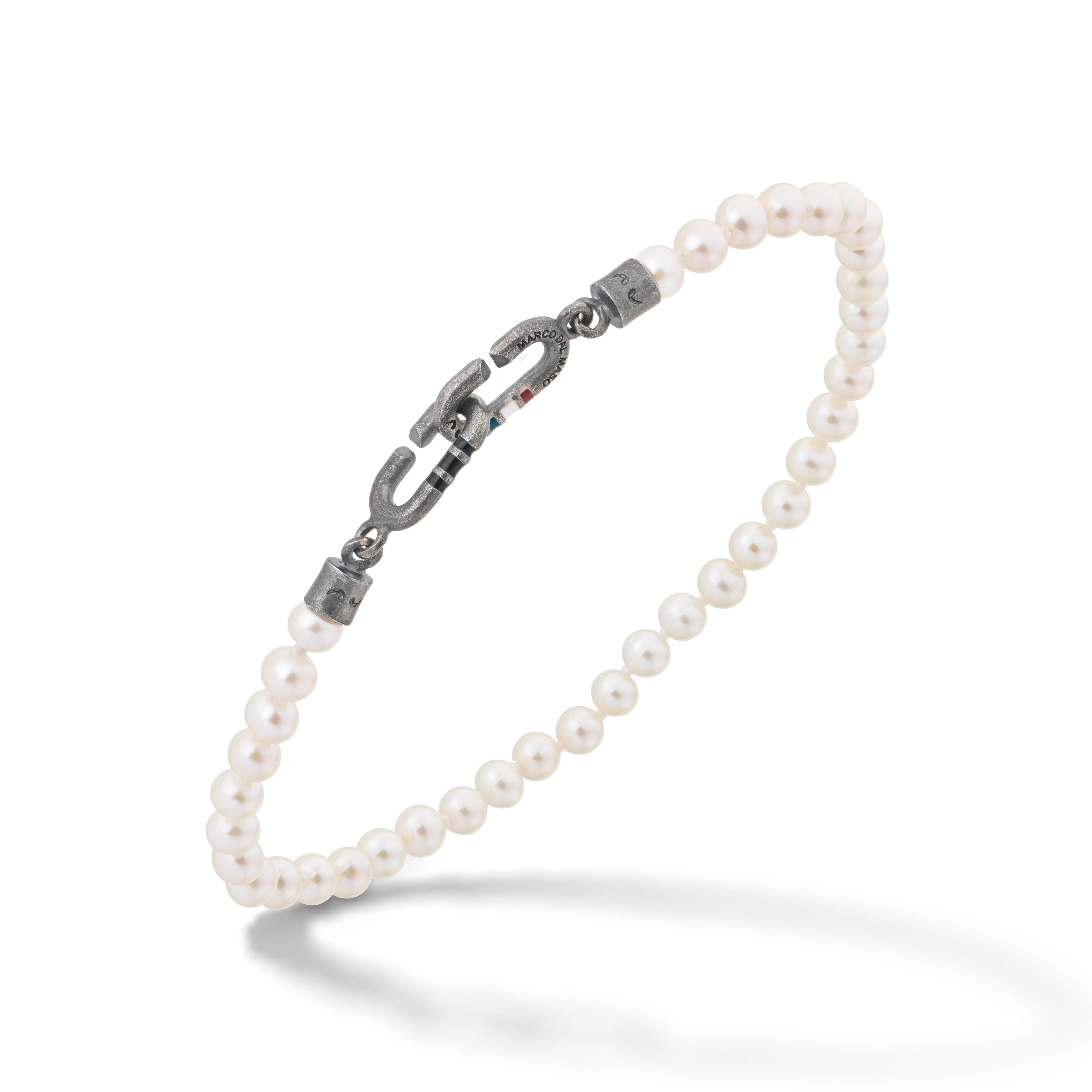 THE LINK Mini Pearls Beaded Eternity Bracelet sold by Marco Dal Maso