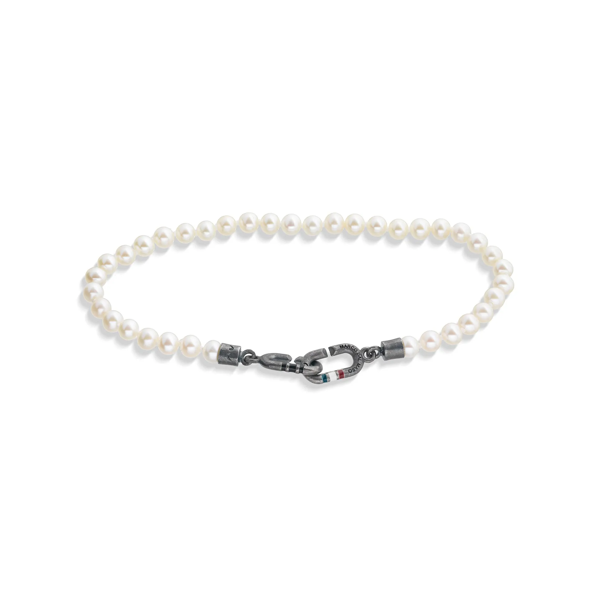 THE LINK Mini Pearls Beaded Eternity Bracelet sold by Marco Dal Maso product image thumbnail 4