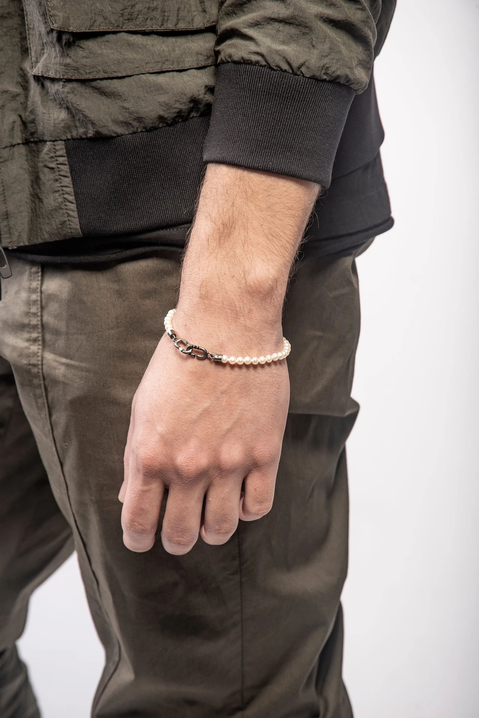 THE LINK Mini Pearls Beaded Eternity Bracelet sold by Marco Dal Maso product image thumbnail 2