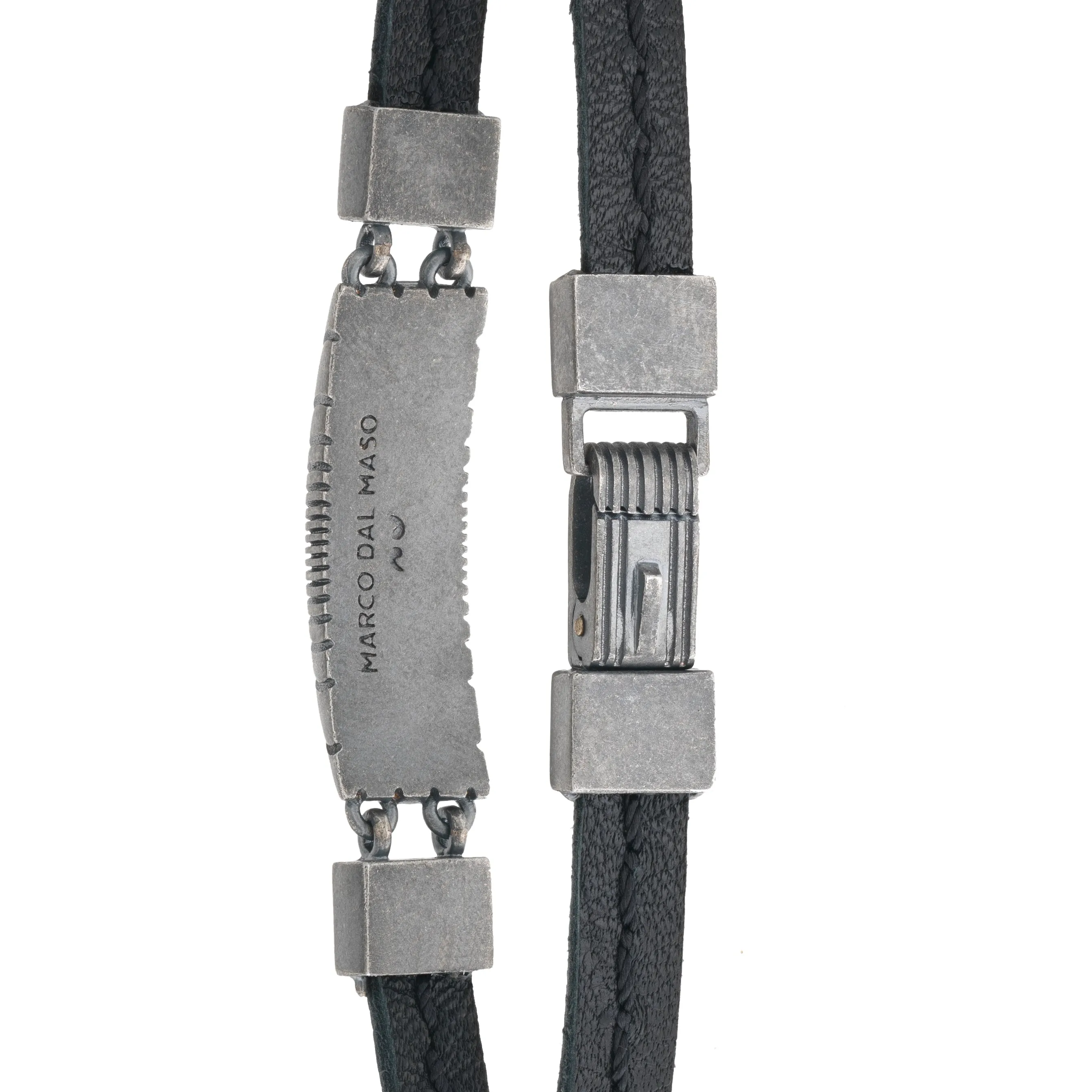 Calyx Onyx and Oxidized Silver Bracelet sold by Marco Dal Maso product image thumbnail 5