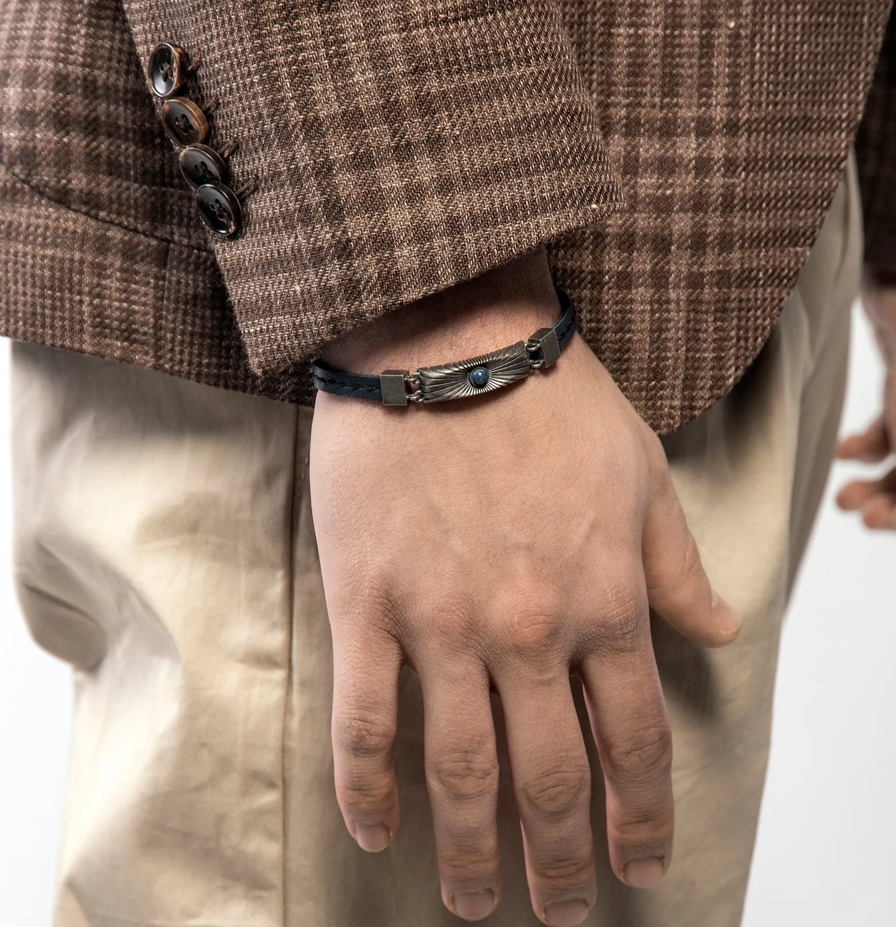 Calyx Lapis and Oxidized Silver Bracelet sold by Marco Dal Maso product image thumbnail 2