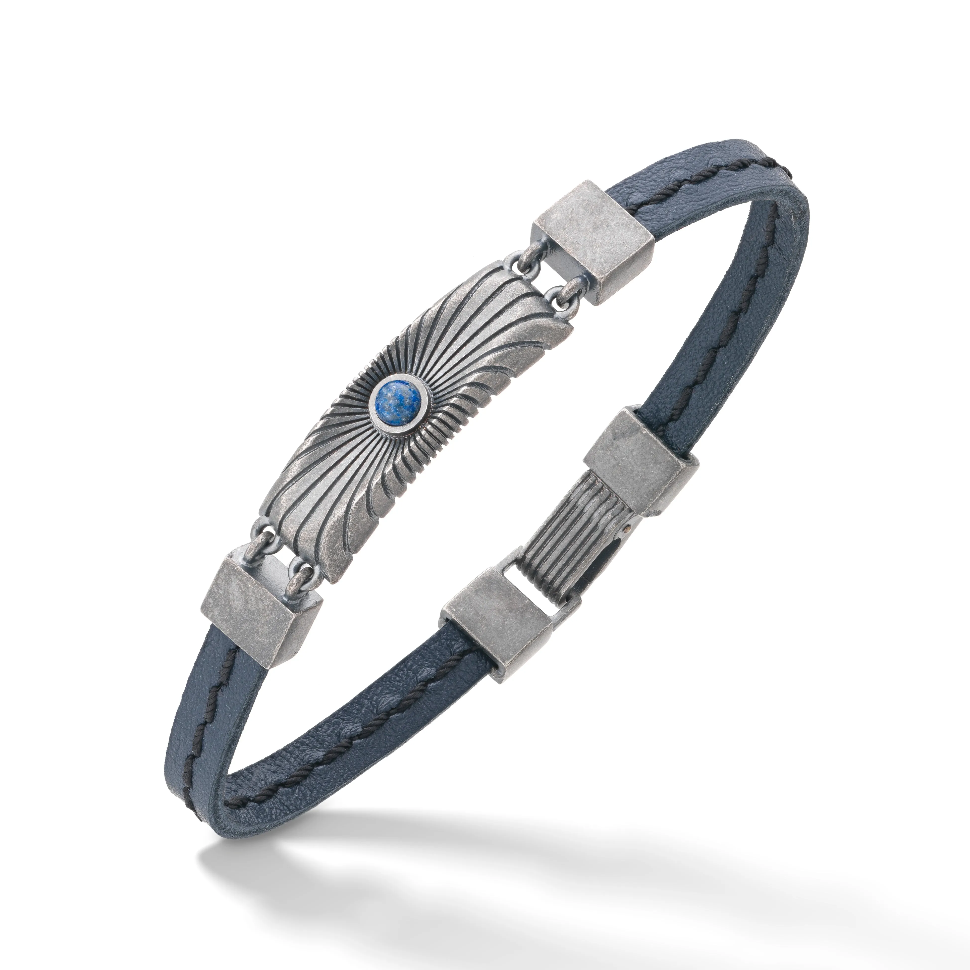 Calyx Lapis and Oxidized Silver Bracelet sold by Marco Dal Maso