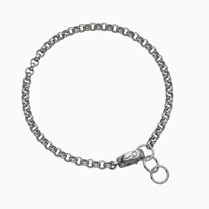 ULYSSES Polished Silver Bracelet sold by Marco Dal Maso