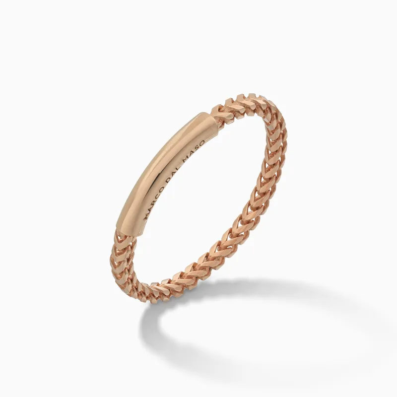 ULYSSES Chain 18K Rose Gold Vermeil Ring sold by Marco Dal Maso
