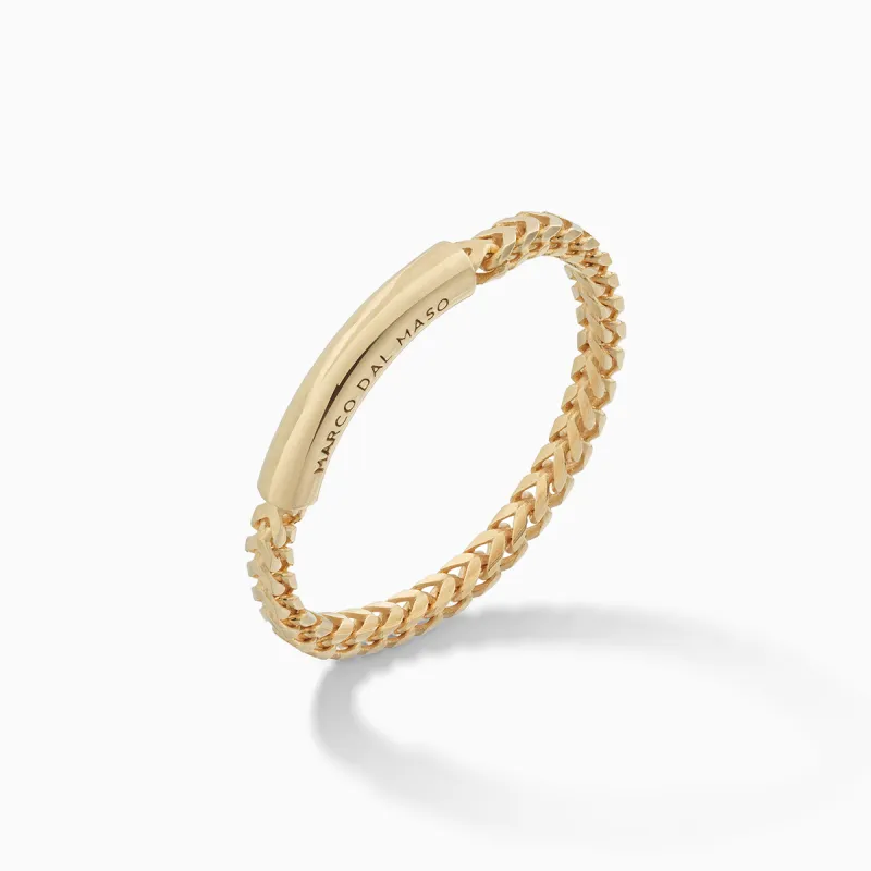 ULYSSES Chain 18K Yellow Gold Vermeil Ring sold by Marco Dal Maso