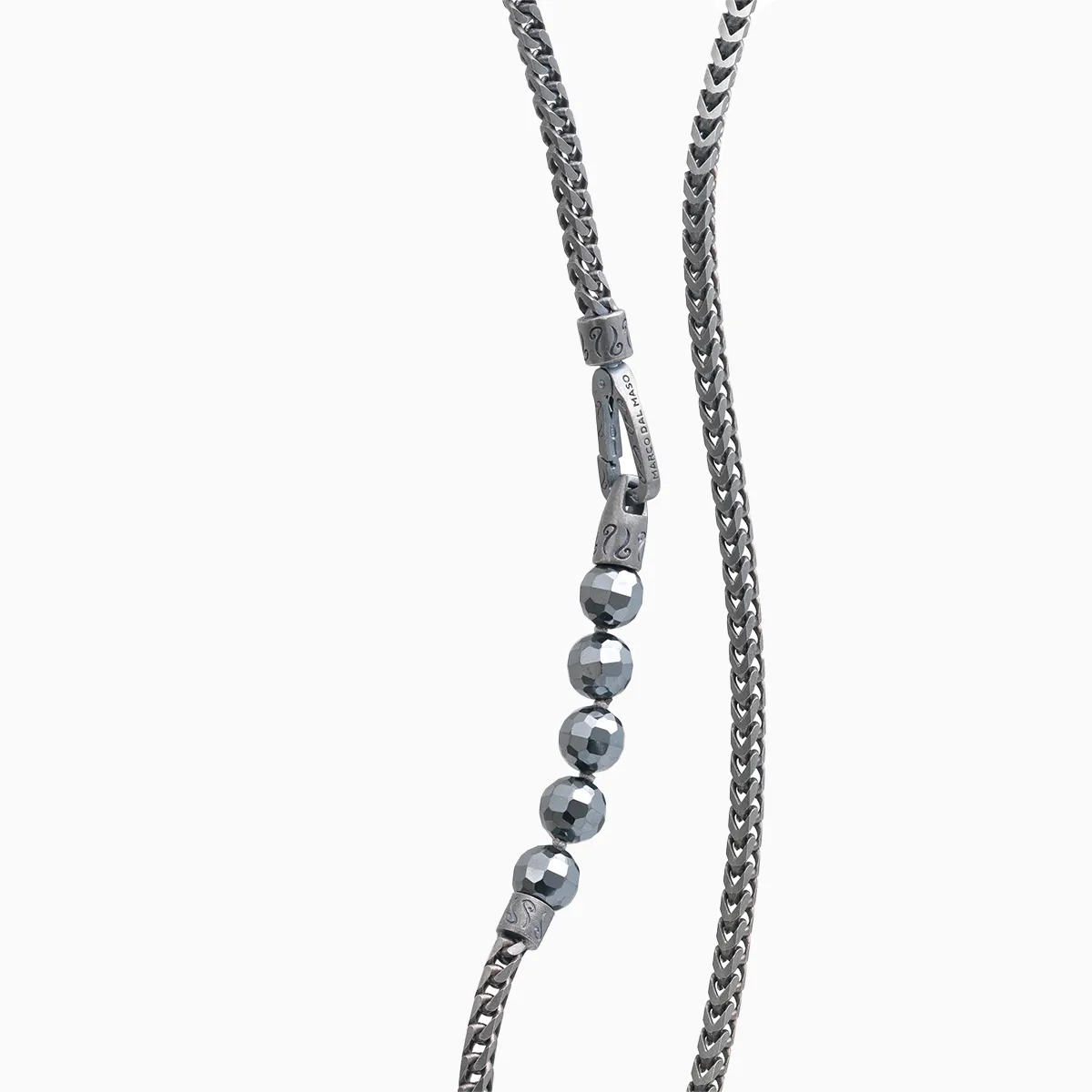 ULYSSES Hematite Chain Necklace sold by Marco Dal Maso product image thumbnail 3