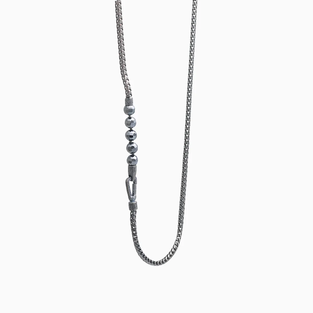 ULYSSES Hematite Chain Necklace sold by Marco Dal Maso product image thumbnail 2
