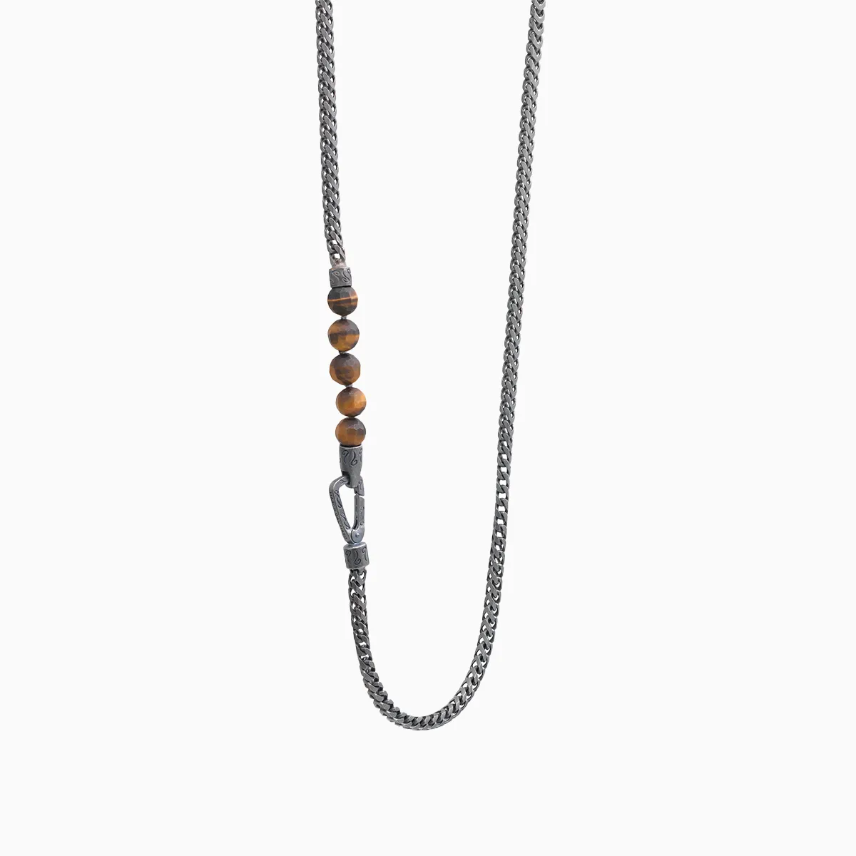 ULYSSES Tiger Eye Chain Necklace sold by Marco Dal Maso product image thumbnail 2