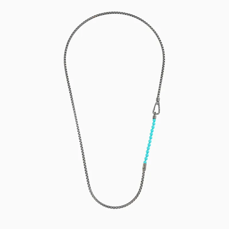 ULYSSES Mini Turquoise Beaded Necklace sold by Marco Dal Maso