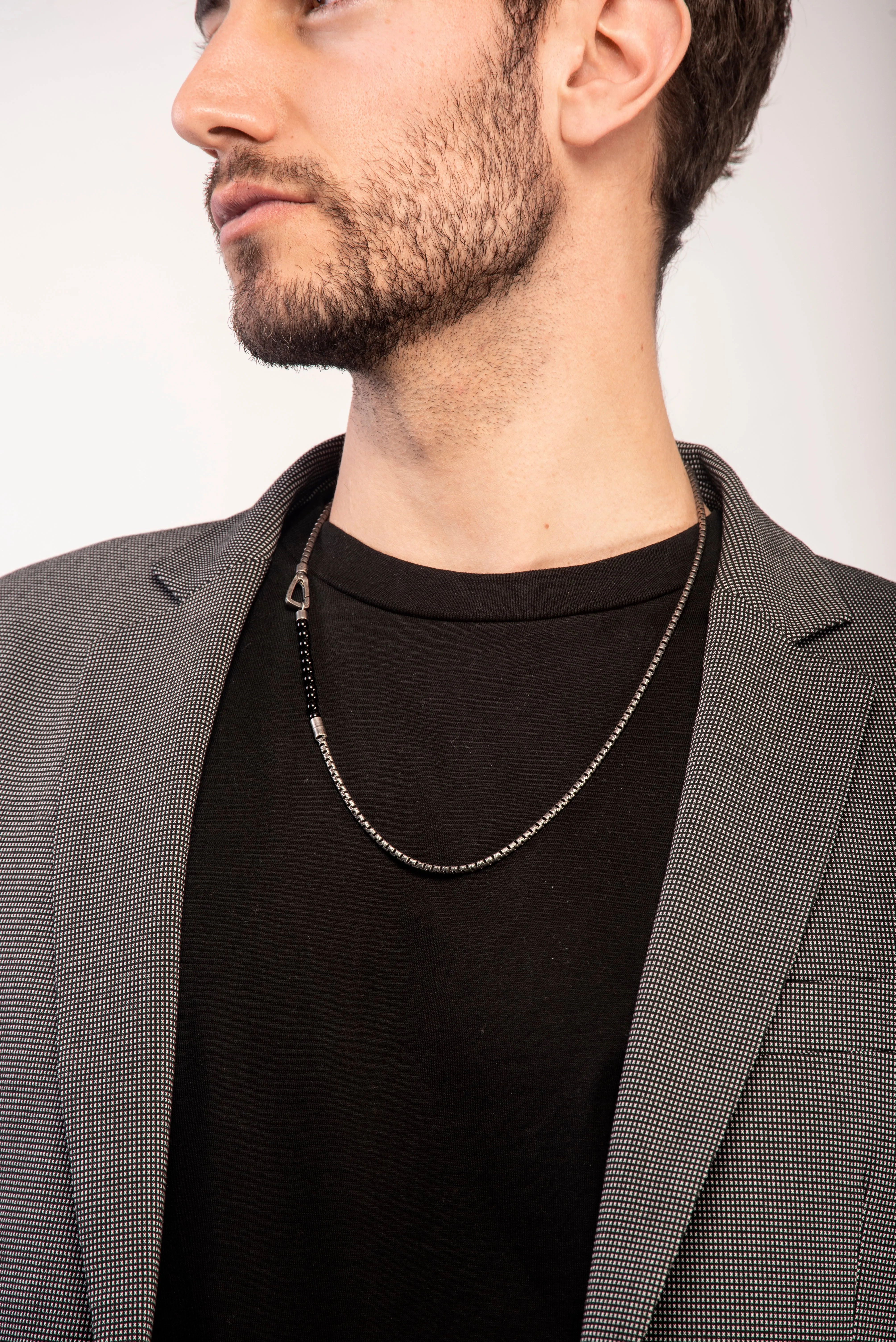 ULYSSES Mini Onyx Beaded Necklace sold by Marco Dal Maso product image thumbnail 2