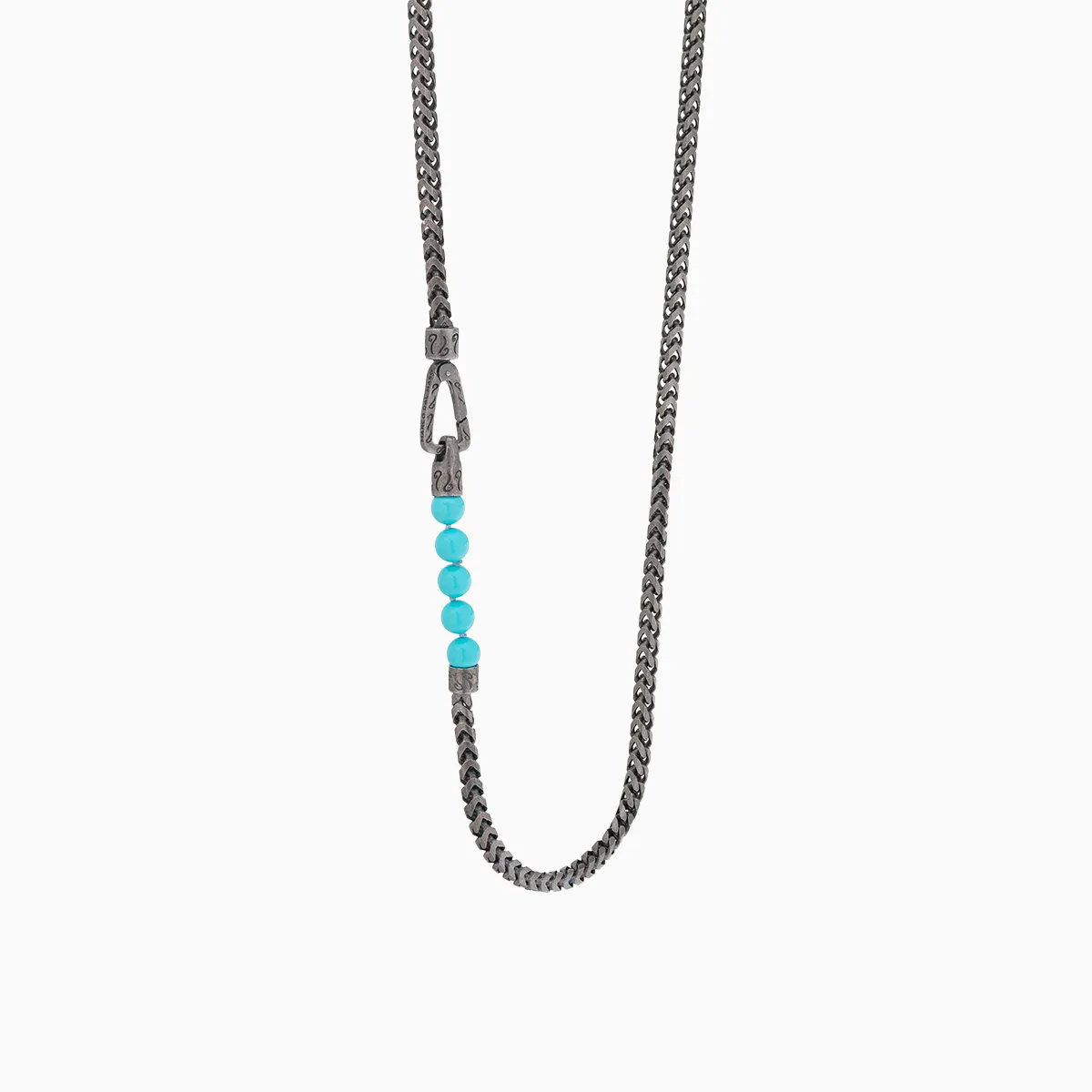 ULYSSES Turquoise Beads Chain Necklace sold by Marco Dal Maso product image thumbnail 4