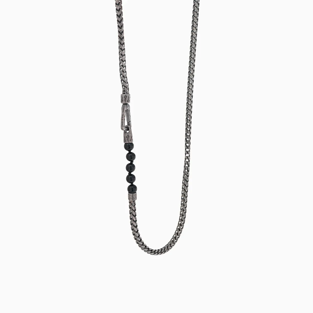 Ulysses Onyx Beads Chain Necklace sold by Marco Dal Maso product image thumbnail 4