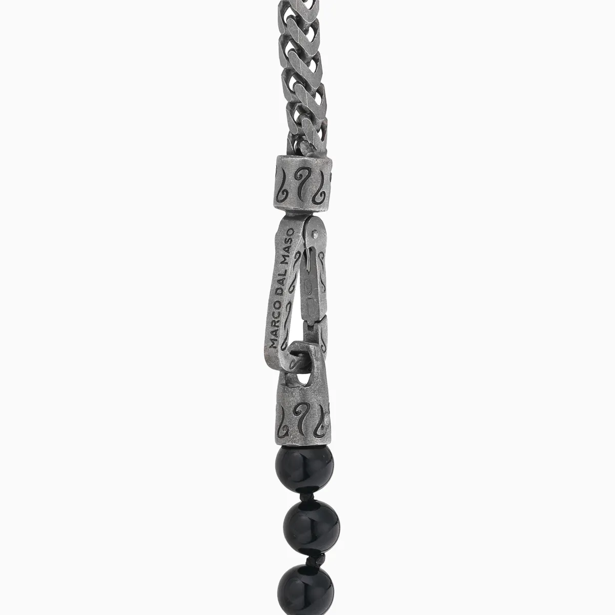 Ulysses Onyx Beads Chain Necklace sold by Marco Dal Maso product image thumbnail 3