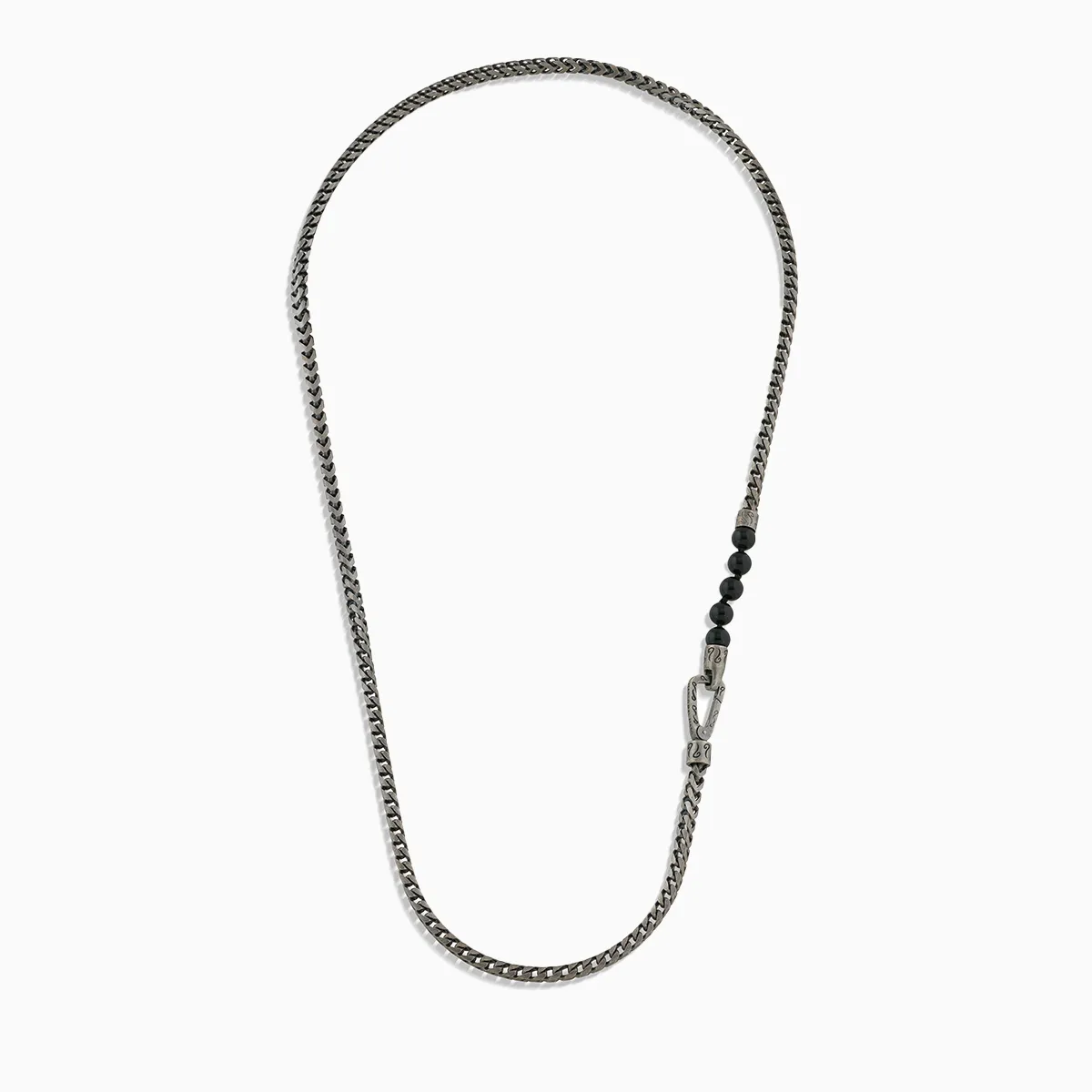 Ulysses Onyx Beads Chain Necklace sold by Marco Dal Maso