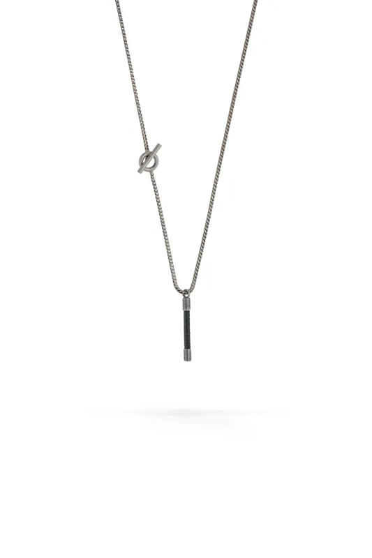 Lash Black Leather Short Pendant sold by Marco Dal Maso