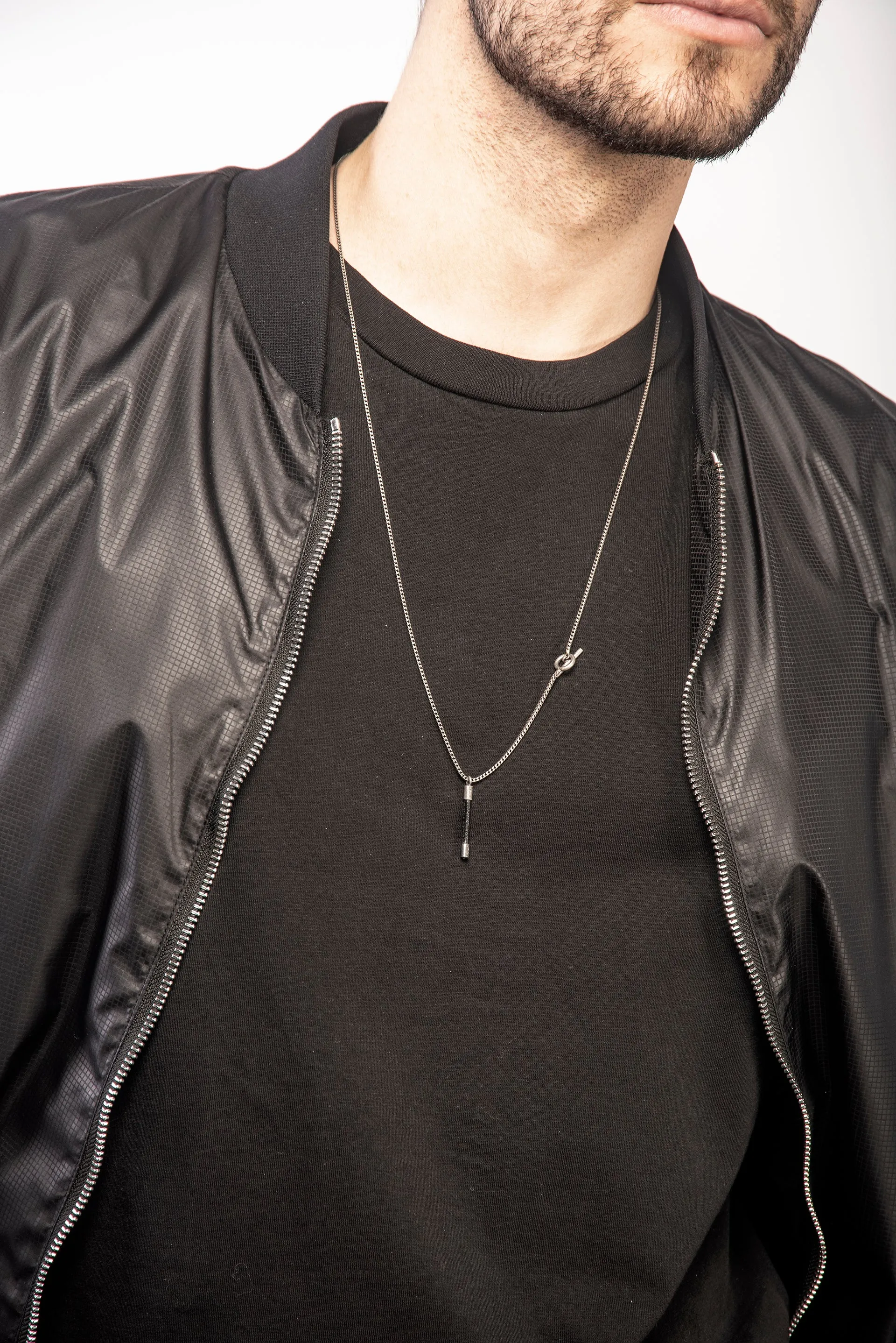 Lash Black Leather Short Pendant sold by Marco Dal Maso product image thumbnail 4