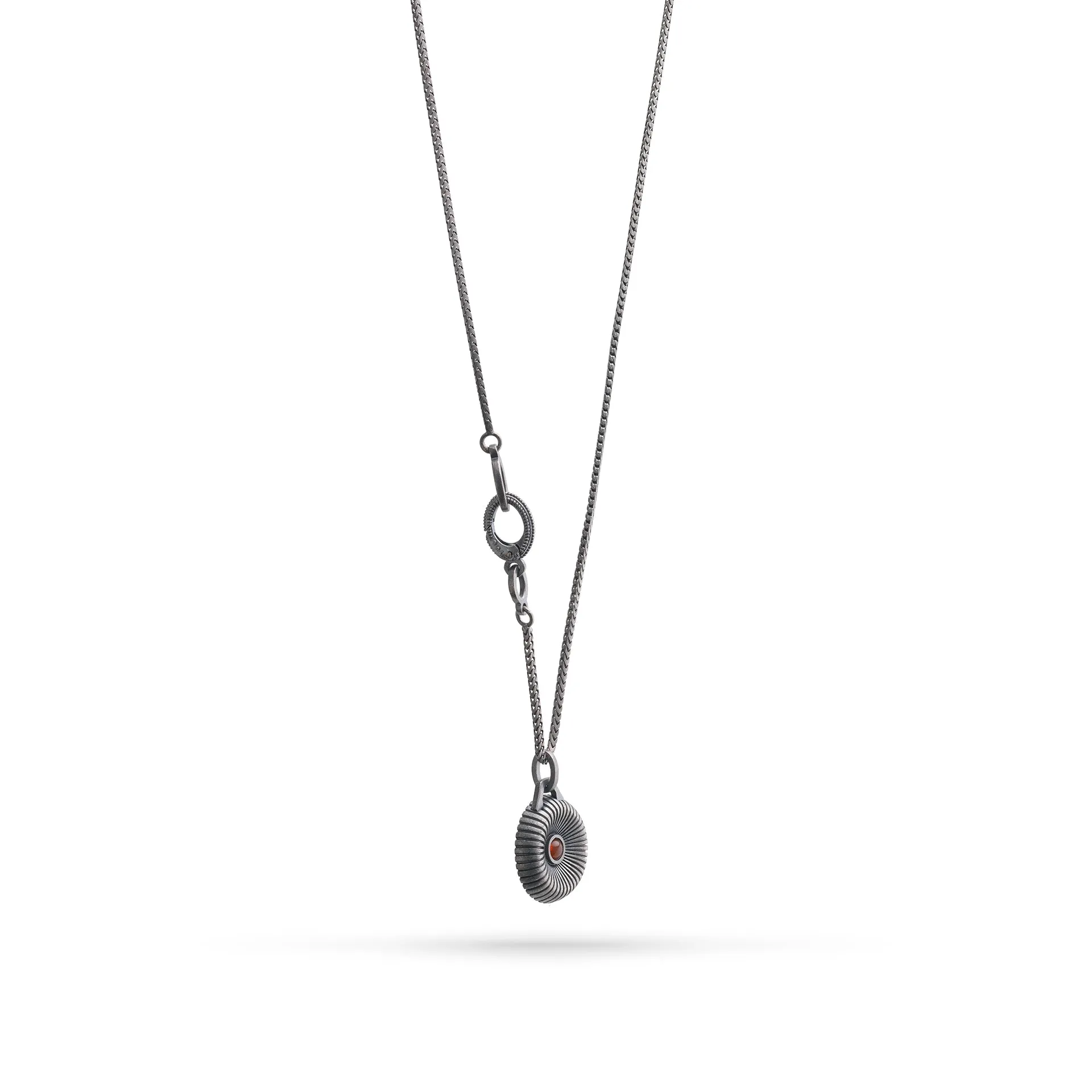 Calyx Carnelian and Oxidized Silver Pendant sold by Marco Dal Maso product image thumbnail 4