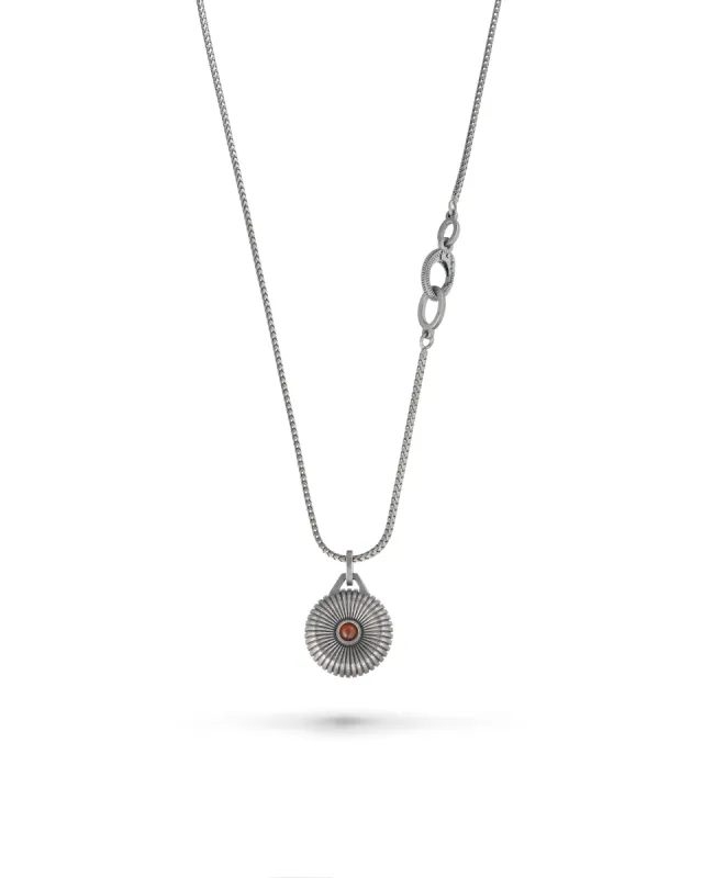 Calyx Carnelian and Oxidized Silver Pendant sold by Marco Dal Maso