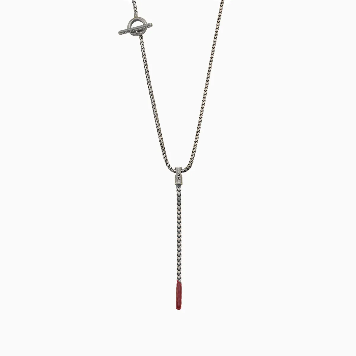 ULYSSES Dipped Oxidized Pendant with Red Enamel sold by Marco Dal Maso product image thumbnail 3