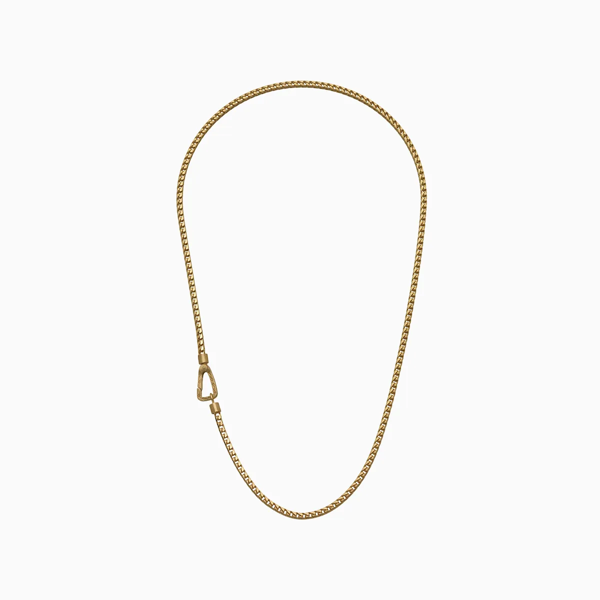 ULYSSES Mesh 18K Yellow Gold Matte Vermeil Necklace sold by Marco Dal Maso