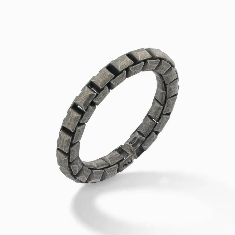 ULYSSES Tubular Oxidized Ring sold by Marco Dal Maso