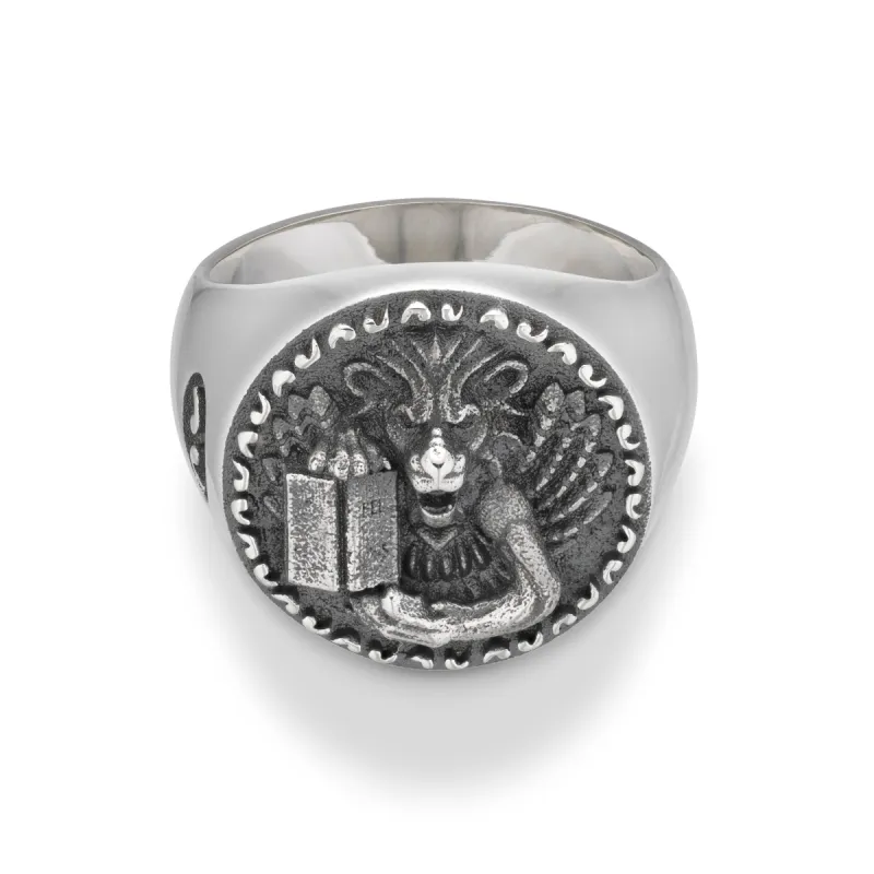 MONETA Leon in Moeca Silver Signet Ring sold by Marco Dal Maso