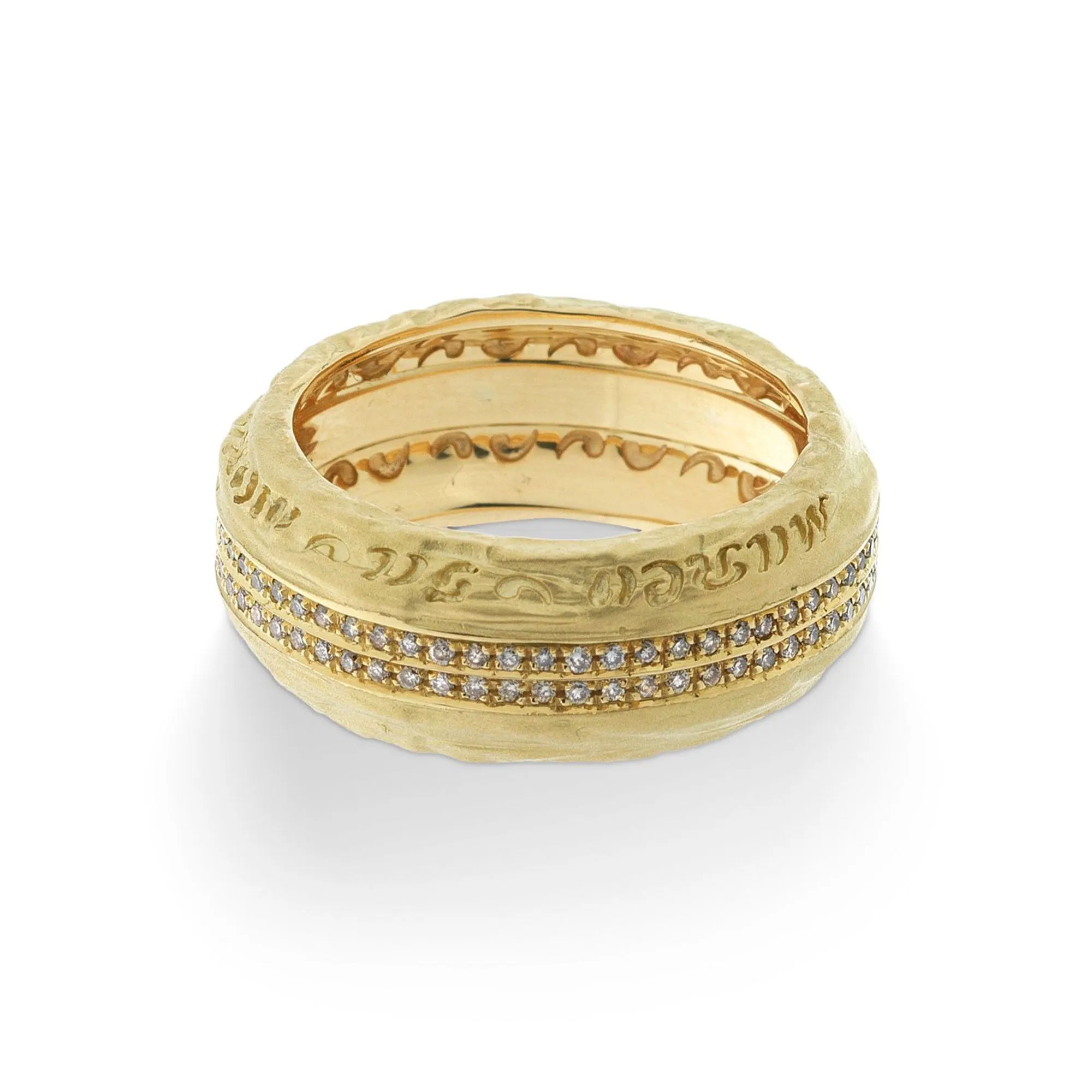 The Other Half I Ring with Champagne Diamonds sold by Marco Dal Maso product image thumbnail 2