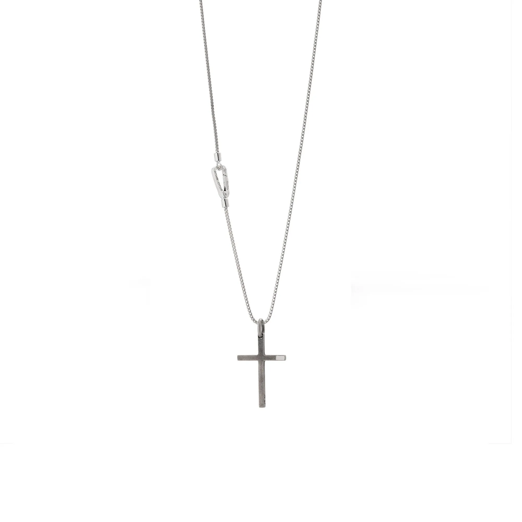 The Cross Minimal Latin Pendant with Side Enamel sold by Marco Dal Maso