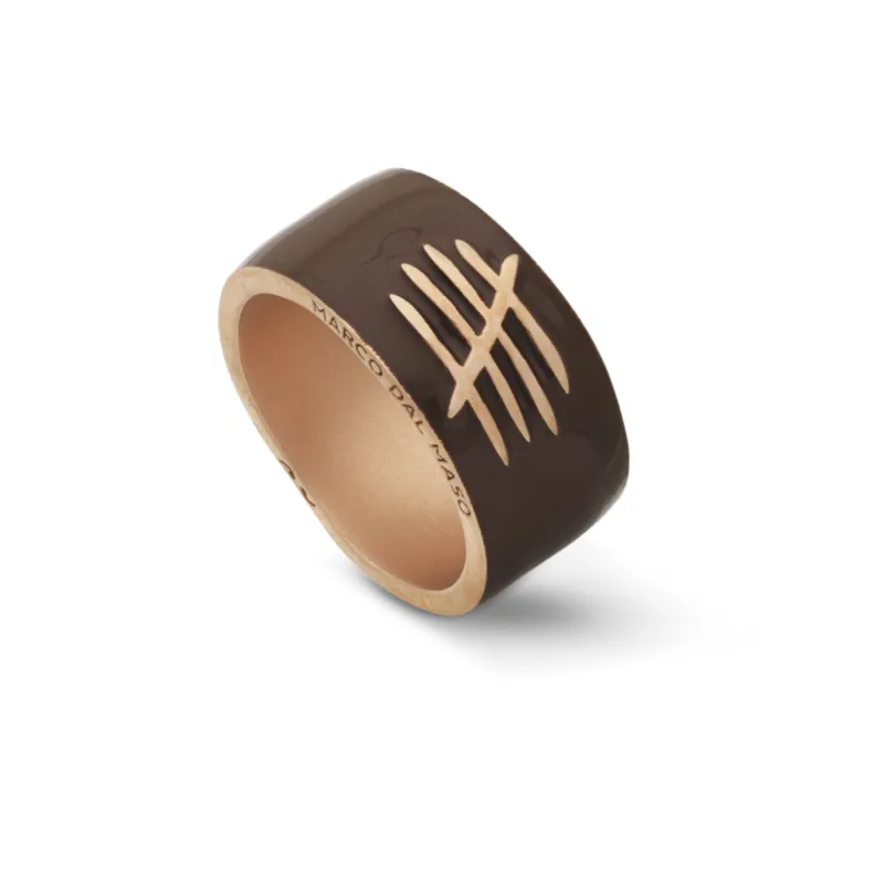 TRIUMPH 18K Rose Gold Matte Vermeil Ring sold by Marco Dal Maso