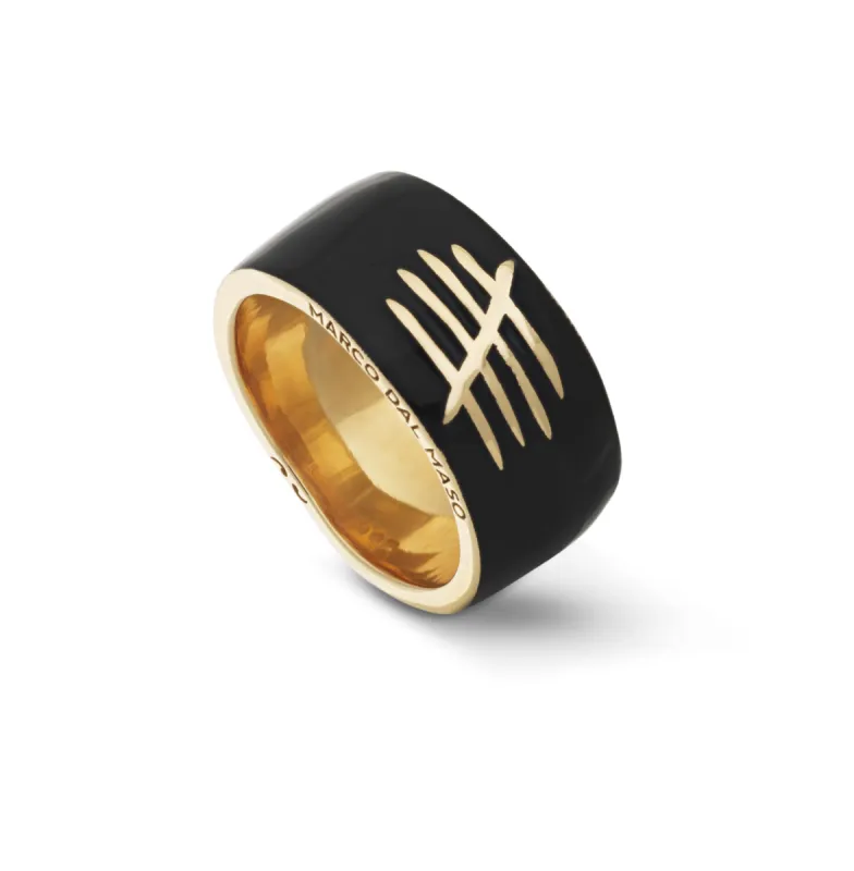 TRIUMPH  18K Yellow Gold Polished Vermeil Ring sold by Marco Dal Maso