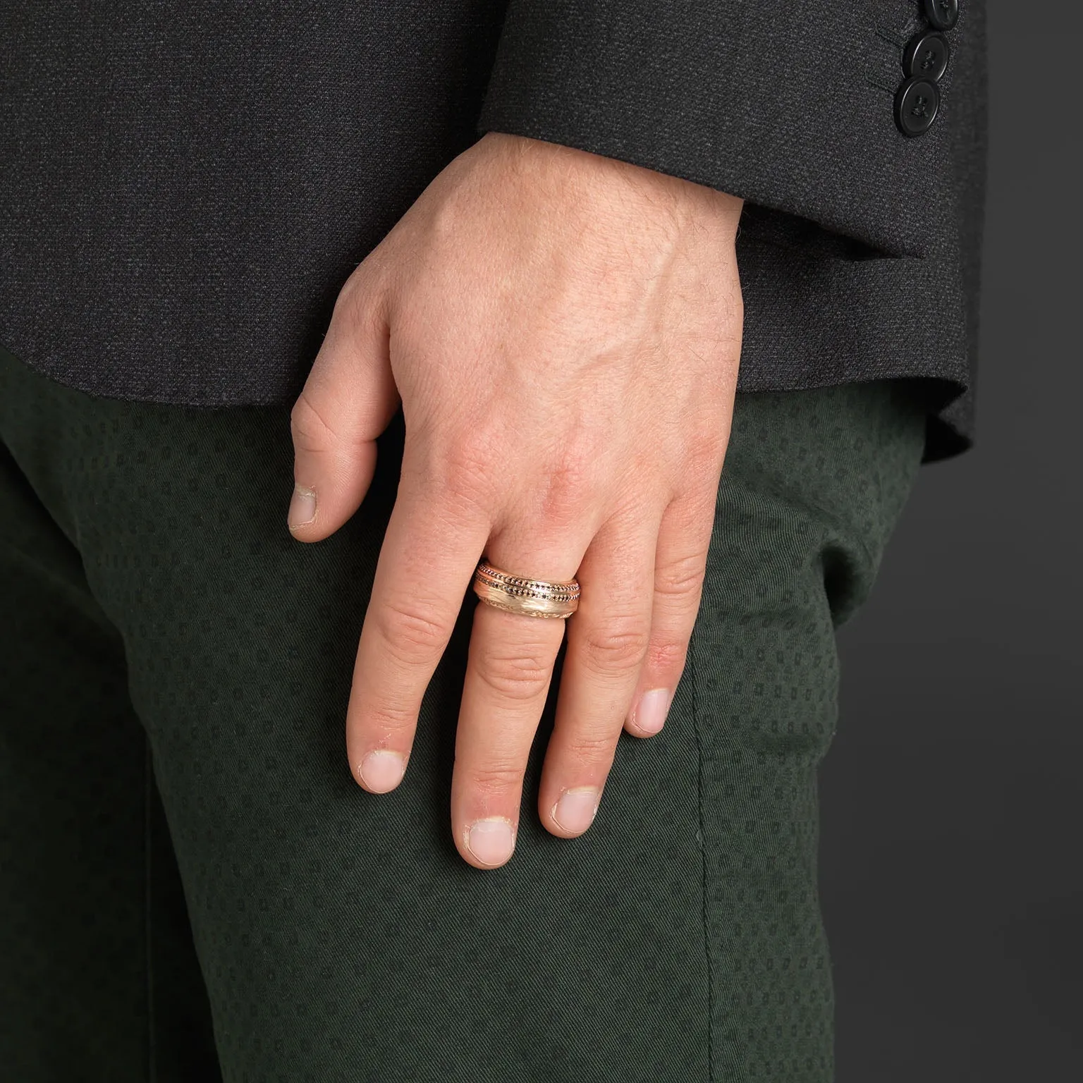 The Other Half Ring with Black Diamonds sold by Marco Dal Maso product image thumbnail 2