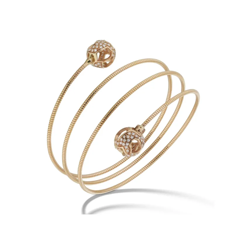 Explosion of Joy Grand Cuff with White Diamonds sold by Marco Dal Maso