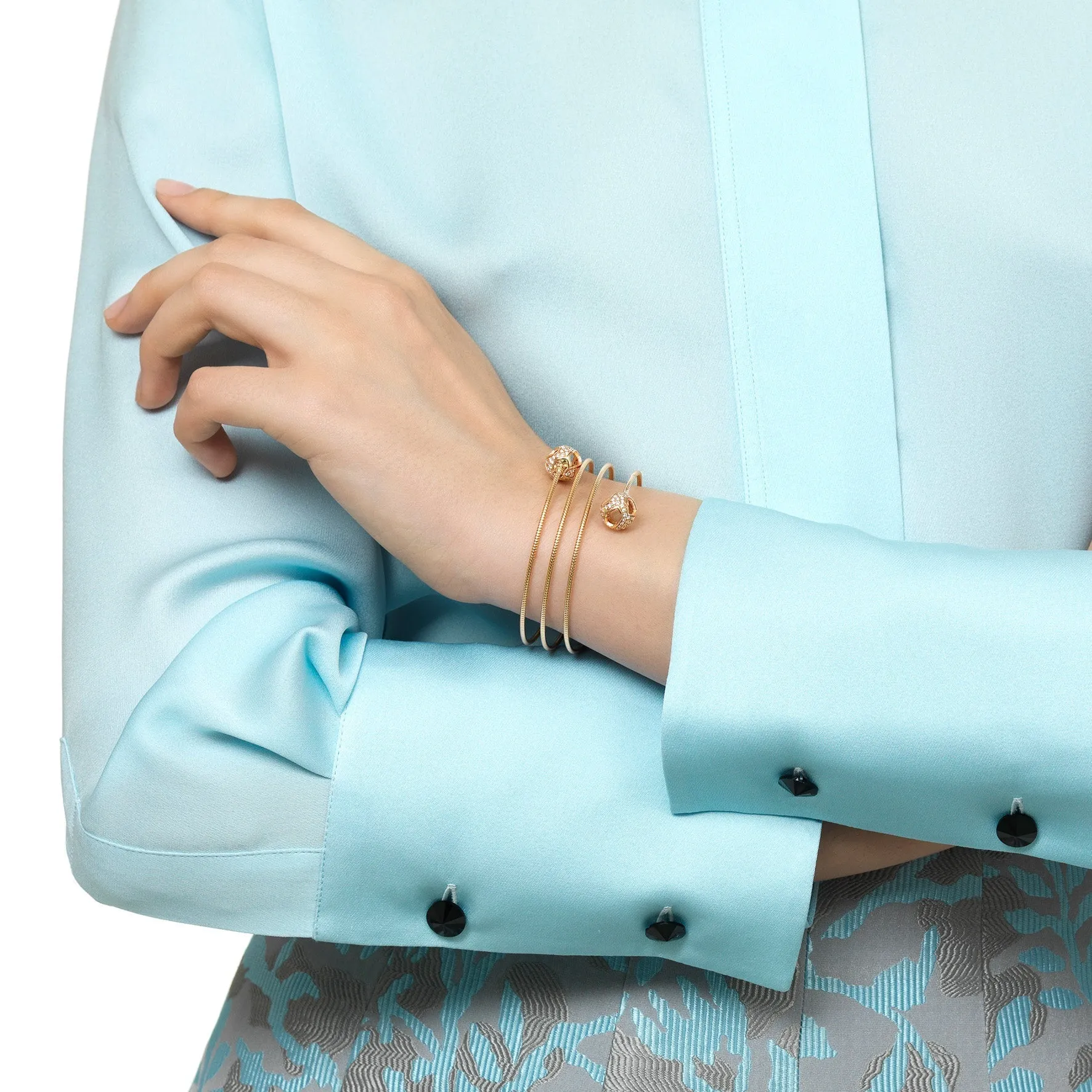 Explosion of Joy Grand Cuff with White Diamonds sold by Marco Dal Maso product image thumbnail 2