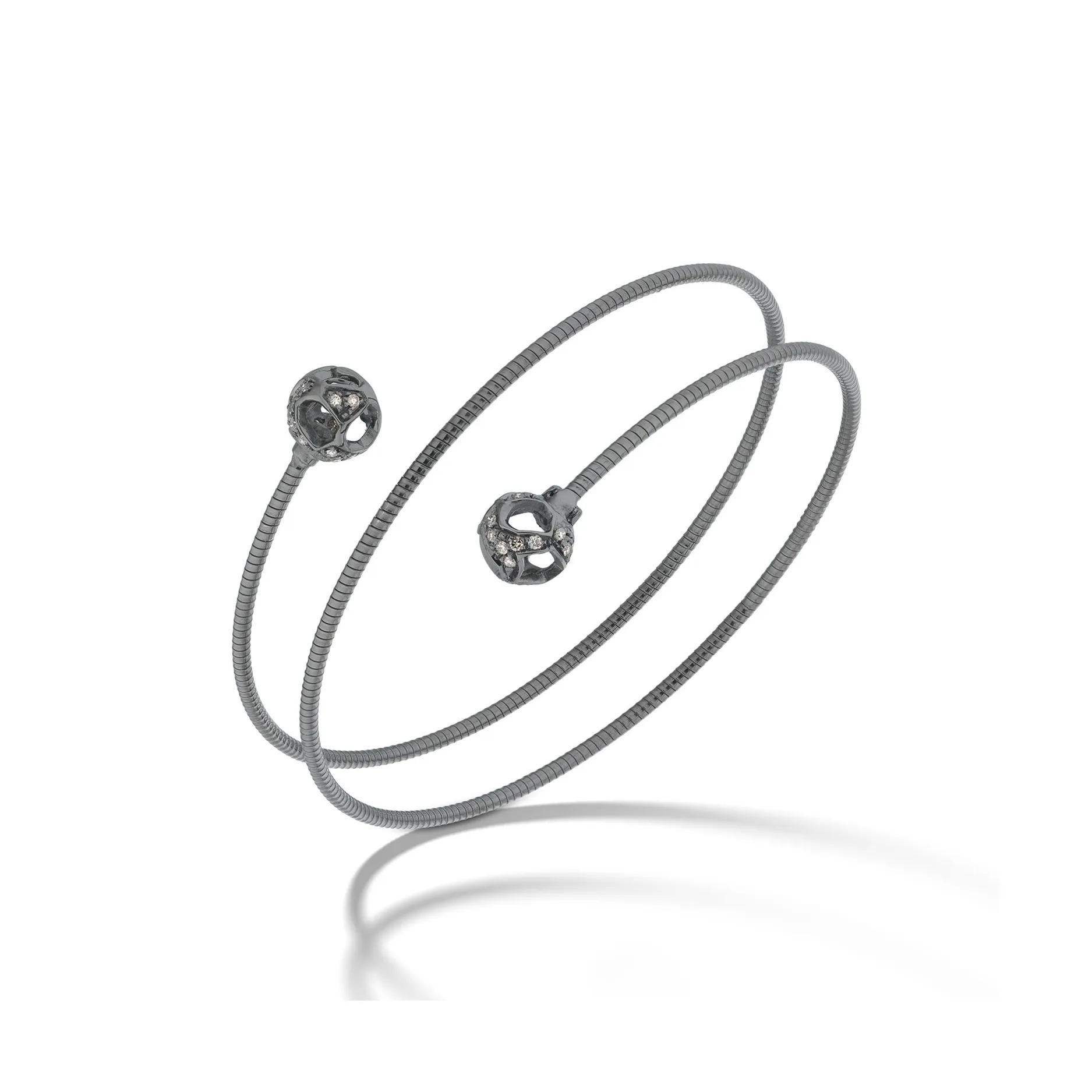 Explosion of Joy Petite Cuff with Champagne Diamonds sold by Marco Dal Maso