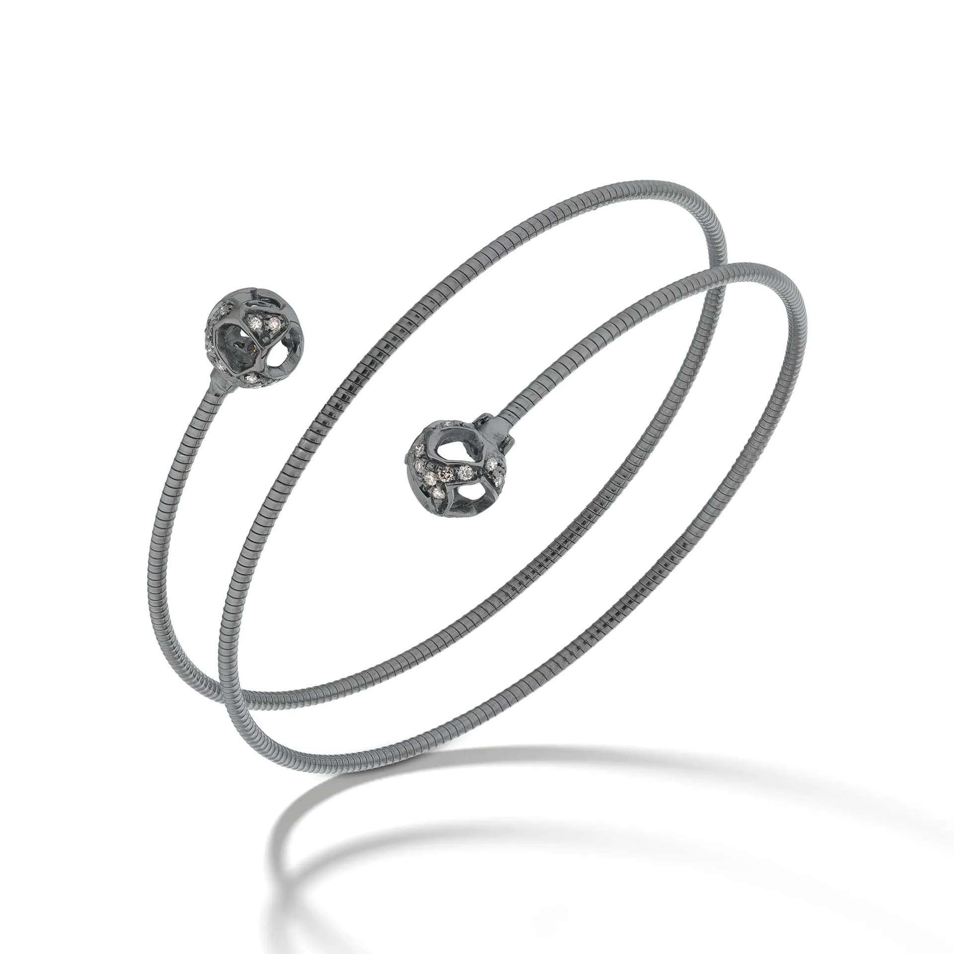 Explosion of Joy Petite Cuff with Champagne Diamonds sold by Marco Dal Maso product image thumbnail 3