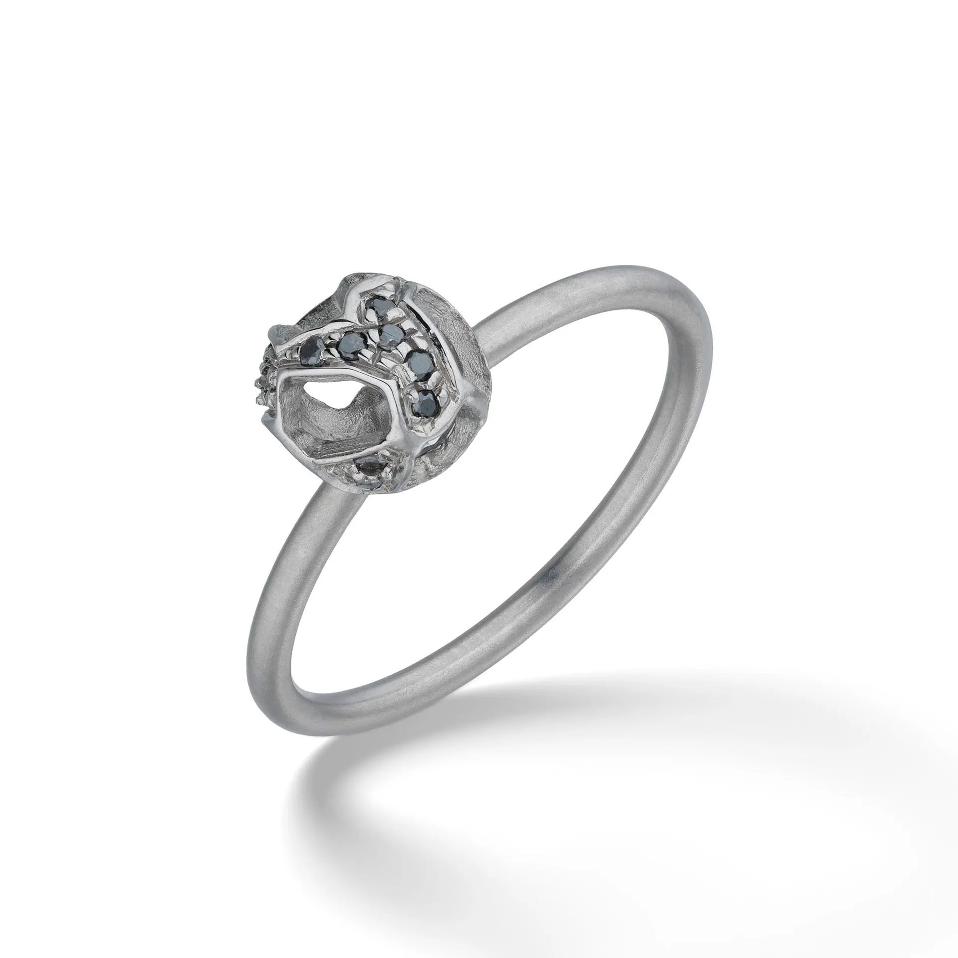 Explosion of Joy Petite Ring with Black Diamonds sold by Marco Dal Maso product image thumbnail 3