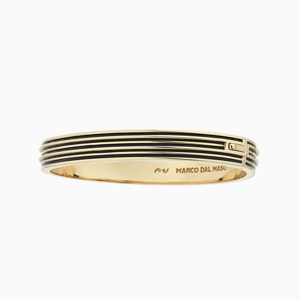 ACIES Polished Vermeil Cuff with Black Enamel sold by Marco Dal Maso product image thumbnail 3