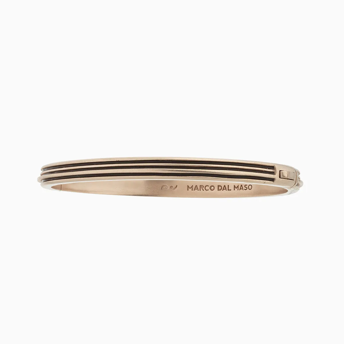 ACIES Slim Rose Matte Vermeil Cuff with Brown Enamel sold by Marco Dal Maso product image thumbnail 3